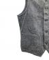 中古・古着 SUGAR CANE (シュガーケーン) 9oz. BLACK COVERT WORK VEST グレー サイズ:38：7000円