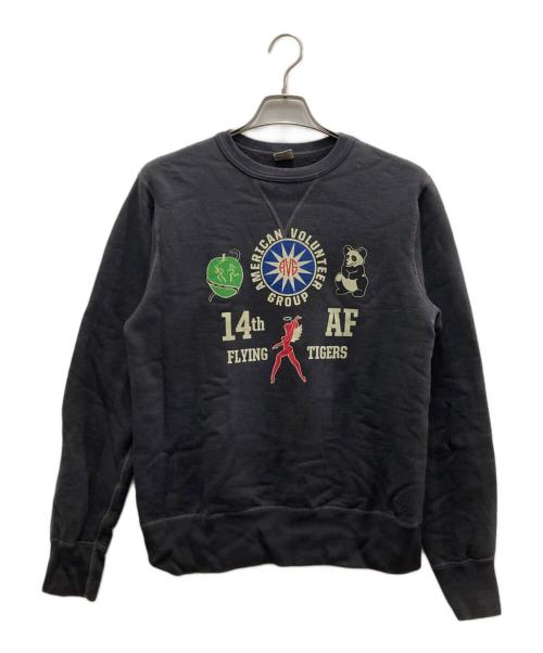 BUZZ RICKSON'S（バズリクソンズ）BUZZ RICKSON'S (バズリクソンズ) SET-IN CREW SWEAT ブラック サイズ:Mの古着・服飾アイテム