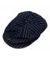 SUGAR CANE（シュガーケーン）の古着「9oz. WABASH STRIPE APPLEJACK CAP」｜ネイビー