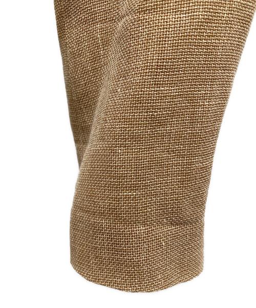 JANE SMITH（ジェーンスミス）JANE SMITH (ジェーンスミス) ノーカラージャケット ベージュ サイズ:38の古着・服飾アイテム