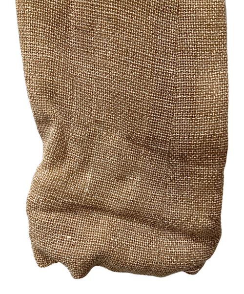 JANE SMITH（ジェーンスミス）JANE SMITH (ジェーンスミス) ノーカラージャケット ベージュ サイズ:38の古着・服飾アイテム