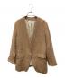 JANE SMITH（ジェーンスミス）の古着「ノーカラージャケット」｜ベージュ