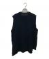 POSTELEGANT (ポステレガント) COTTON BOUCLE KNIT VEST/コットン ブークレ ニット ベスト ブラック サイズ:S 未使用品：8000円
