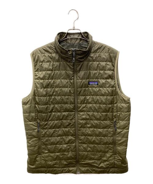 Patagonia（パタゴニア）Patagonia (パタゴニア) NANO PUFF VEST/ナノ・パフ・ベスト カーキ サイズ:Lの古着・服飾アイテム