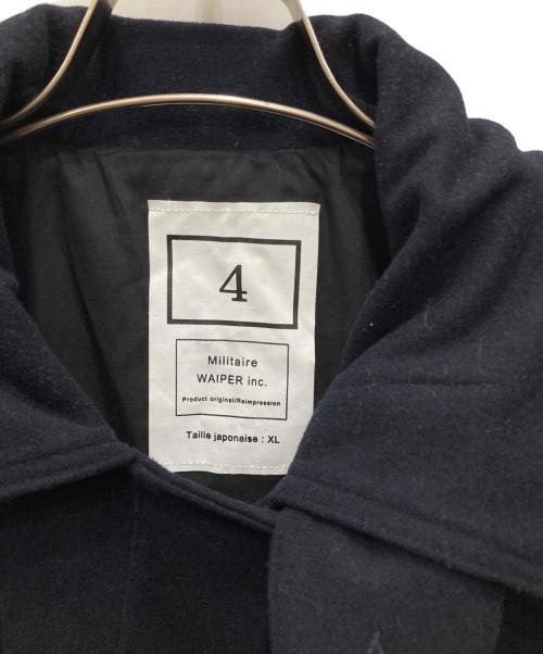 waiper（ワイパー）waiper (ワイパー) ウールコート ネイビー サイズ:4の古着・服飾アイテム
