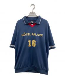 HOTELPALACE×UMBRO（ホテルパレス×アンブロ）の古着「ゲームシャツ」｜ネイビー