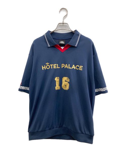 HOTELPALACE（ホテルパレス）HOTELPALACE (ホテルパレス) UMBRO (アンブロ) ゲームシャツ ネイビー サイズ:Mの古着・服飾アイテム