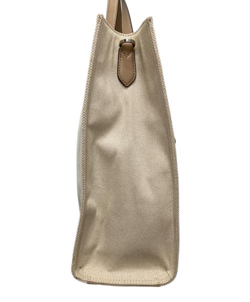 MICHAEL KORS（マイケル・コース）MICHAEL KORS (マイケル・コース) KEMPNERストライプ トートバッグ ベージュの古着・服飾アイテム