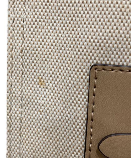 MICHAEL KORS（マイケル・コース）MICHAEL KORS (マイケル・コース) KEMPNERストライプ トートバッグ ベージュの古着・服飾アイテム