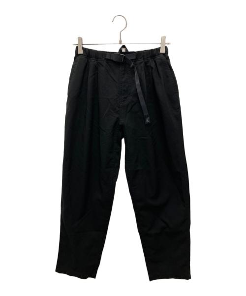GRAMICCI（グラミチ）GRAMICCI (グラミチ) 2タックワイドテーパードパンツ ブラック サイズ:Sの古着・服飾アイテム