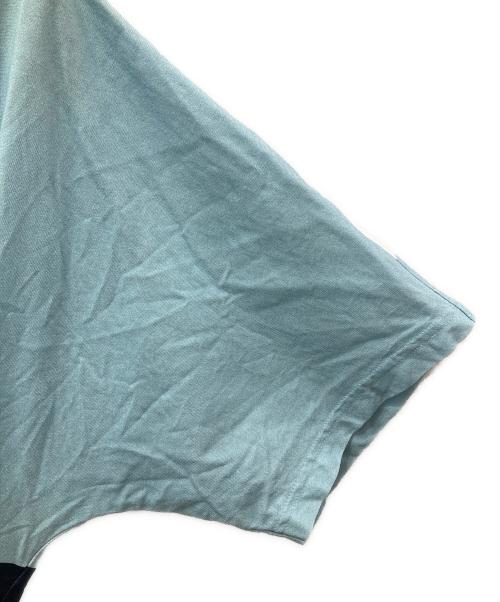 SUPREME（シュプリーム）Supreme (シュプリーム) Split S/S Top Tee/スプリット エスエス トップ ティー ブルー×ネイビー サイズ:Sの古着・服飾アイテム