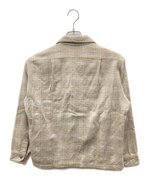 PENDLETON（ペンドルトン）PENDLETON (ペンドルトン) 70~80'sウールチェックシャツ ベージュ サイズ:Lの古着・服飾アイテム