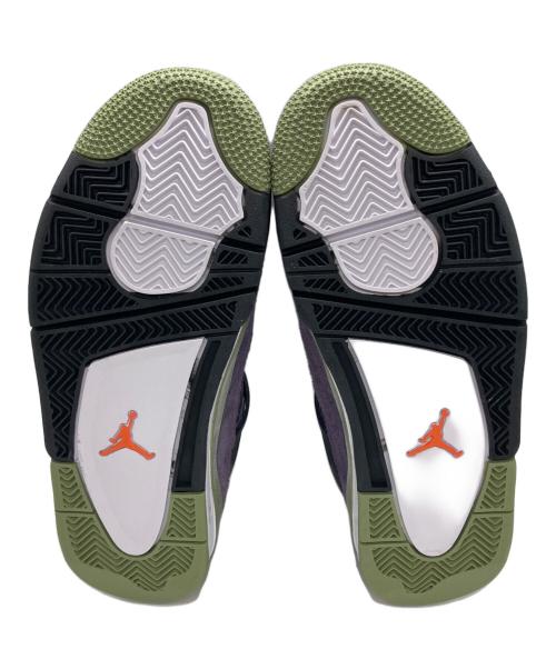 NIKE（ナイキ）NIKE (ナイキ) Women's Air Jordan 4 パープル サイズ:25 未使用品の古着・服飾アイテム