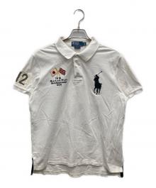 POLO RALPH LAUREN（ポロ・ラルフローレン）の古着「ポニー刺繍ポロシャツ」｜ホワイト