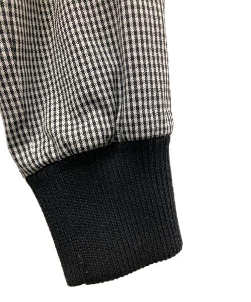 MISTREASS（ミストレアス）MISTREASS (ミストレアス) チェック柄ジャケット ホワイト×ブラック サイズ:Fの古着・服飾アイテム