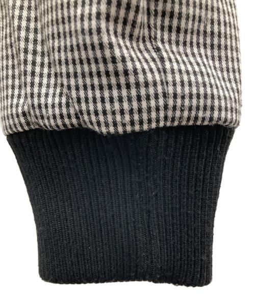 MISTREASS（ミストレアス）MISTREASS (ミストレアス) チェック柄ジャケット ホワイト×ブラック サイズ:Fの古着・服飾アイテム