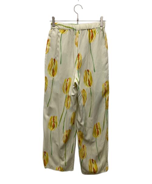 TOLIGHT（トライト）TOLIGHT (トライト) JOURNAL STANDARD (ジャーナルスタンダード) TULIPプリントパンツ イエロー サイズ:36の古着・服飾アイテム