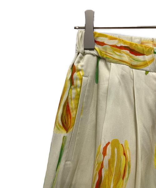 TOLIGHT（トライト）TOLIGHT (トライト) JOURNAL STANDARD (ジャーナルスタンダード) TULIPプリントパンツ イエロー サイズ:36の古着・服飾アイテム