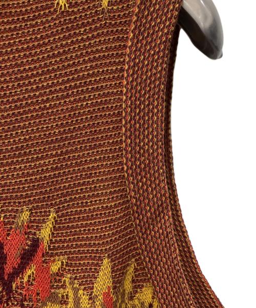 TOLIGHT（トライト）TOLIGHT (トライト) JOURNAL STANDARD (ジャーナルスタンダード) フラワージャガードニットプルオーバー ブラウン サイズ:Fの古着・服飾アイテム