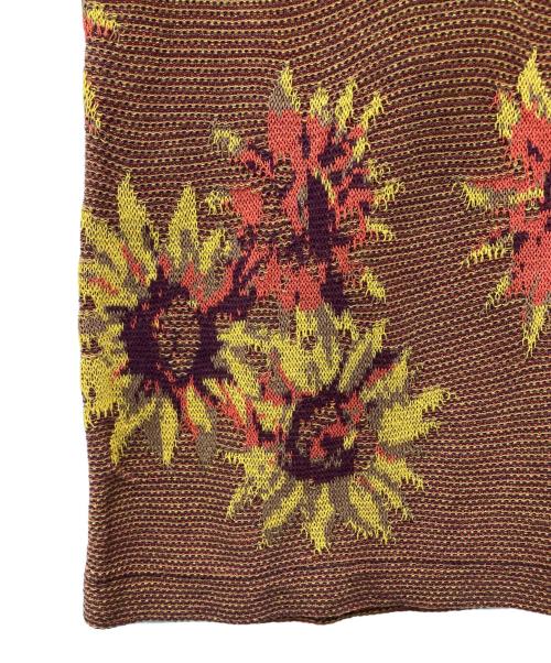 TOLIGHT（トライト）TOLIGHT (トライト) JOURNAL STANDARD (ジャーナルスタンダード) フラワージャガードニットプルオーバー ブラウン サイズ:Fの古着・服飾アイテム