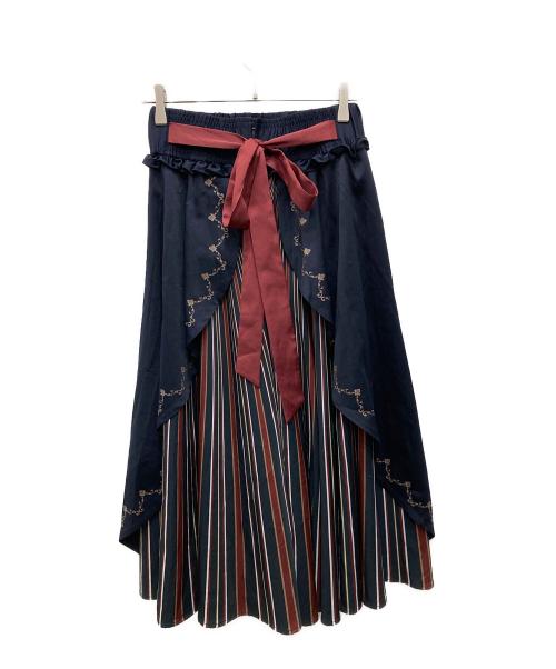 MAYLA（マイラ）Mayla (マイラ) アイコニックスカート ネイビー サイズ:Lの古着・服飾アイテム