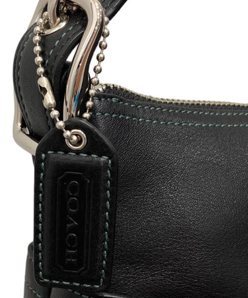 COACH（コーチ）COACH (コーチ) レザーワンショルダーバッグ ブラックの古着・服飾アイテム