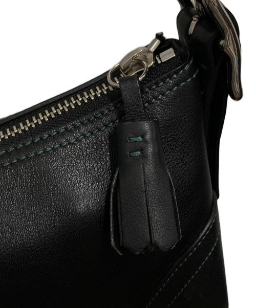 COACH（コーチ）COACH (コーチ) レザーワンショルダーバッグ ブラックの古着・服飾アイテム