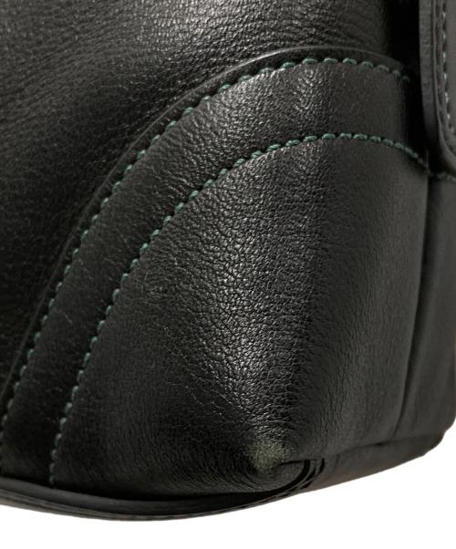 COACH（コーチ）COACH (コーチ) レザーワンショルダーバッグ ブラックの古着・服飾アイテム