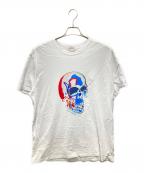 ALEXANDER McQUEENアレキサンダーマックイーン）の古着「スカルプリントカットソー」｜ホワイト