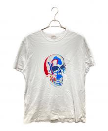 ALEXANDER McQUEEN（アレキサンダーマックイーン）の古着「スカルプリントカットソー」｜ホワイト