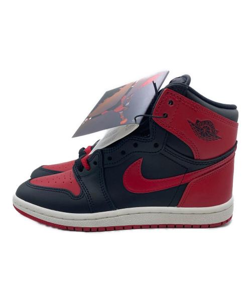 NIKE（ナイキ）NIKE (ナイキ) Air Jordan 1 High 85 Bred ブラック×レッド サイズ:24 未使用品の古着・服飾アイテム