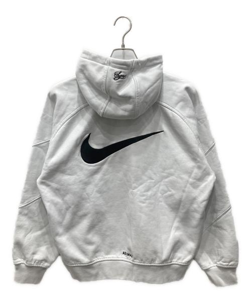 NIKE（ナイキ）NIKE (ナイキ) SUPREME (シュプリーム) 25SS Zip Up Hooded Sweatshirt/ジップ アップ フーディー スウェットシャツ ホワイト サイズ:S 未使用品の古着・服飾アイテム