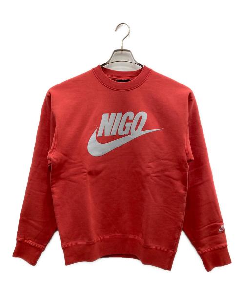 NIKE（ナイキ）NIKE (ナイキ) NIGO (二ゴー) NRG Crew Fleece レッド サイズ:Sの古着・服飾アイテム