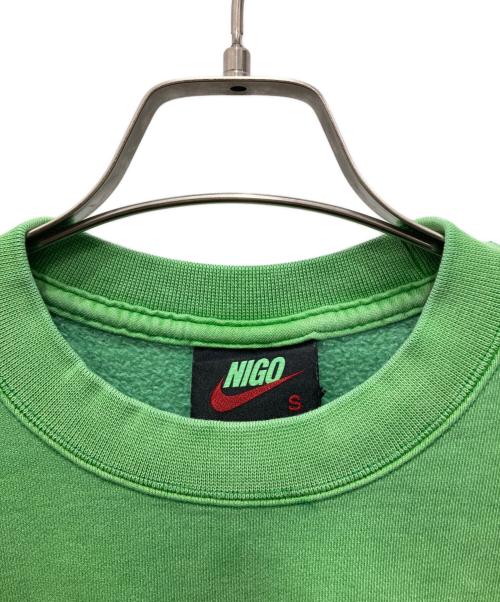 NIKE（ナイキ）NIKE (ナイキ) NIGO (二ゴー) NRG Crew Fleece グリーン サイズ:S 未使用品の古着・服飾アイテム