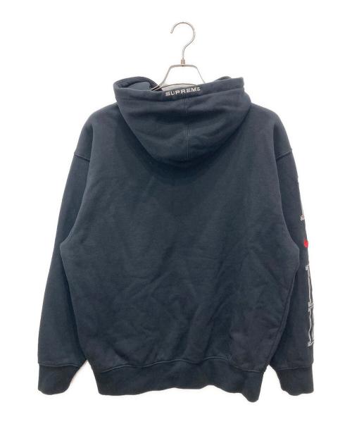 NIKE（ナイキ）NIKE (ナイキ) SUPREME (シュプリーム) 24SS Hooded Sweatshirt ブラック サイズ:Mの古着・服飾アイテム
