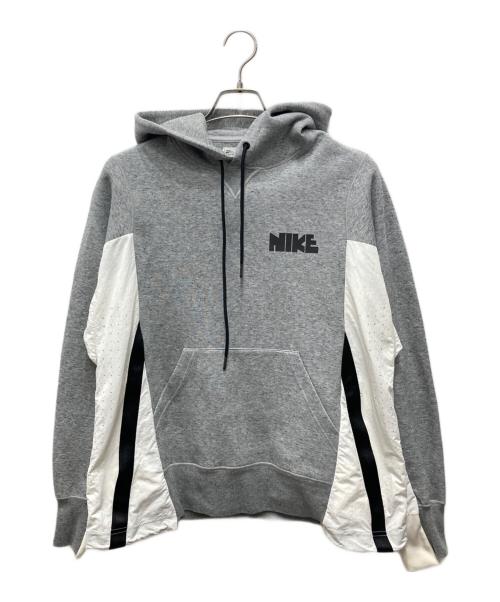 NIKE（ナイキ）NIKE (ナイキ) sacai (サカイ) NRG HOODIE グレー サイズ:Sの古着・服飾アイテム