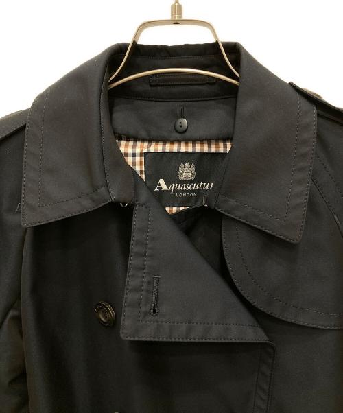 Aquascutum（アクアスキュータム）Aquascutum (アクアスキュータム) ライナー付トレンチコート ネイビー サイズ:6の古着・服飾アイテム