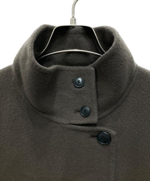 SLOBE IENA（スローブ イエナ）SLOBE IENA (スローブ イエナ) souple woolダブルフェイススタンドコート/スープル・ウール ダブルフェイススタンドコート ブラウン サイズ:表記無し(実寸ご確認ください）の古着・服飾アイテム