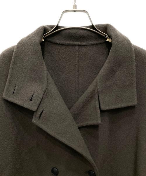 SLOBE IENA（スローブ イエナ）SLOBE IENA (スローブ イエナ) souple woolダブルフェイススタンドコート/スープル・ウール ダブルフェイススタンドコート ブラウン サイズ:表記無し(実寸ご確認ください）の古着・服飾アイテム