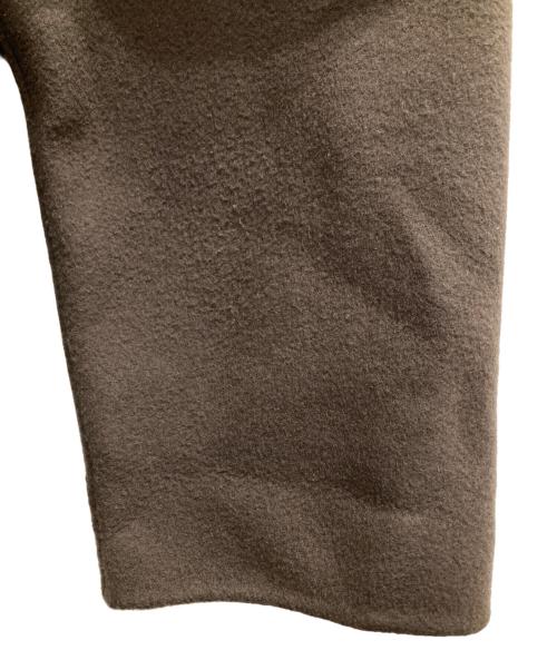 SLOBE IENA（スローブ イエナ）SLOBE IENA (スローブ イエナ) souple woolダブルフェイススタンドコート/スープル・ウール ダブルフェイススタンドコート ブラウン サイズ:表記無し(実寸ご確認ください）の古着・服飾アイテム