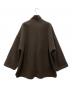 SLOBE IENA (スローブ イエナ) souple woolダブルフェイススタンドコート/スープル・ウール ダブルフェイススタンドコート ブラウン サイズ:表記無し(実寸ご確認ください）：14000円
