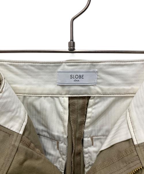 SLOBE IENA（スローブ イエナ）SLOBE IENA (スローブ イエナ) ワーカーズチノサイドラインスラックス ベージュ サイズ:36 未使用品の古着・服飾アイテム