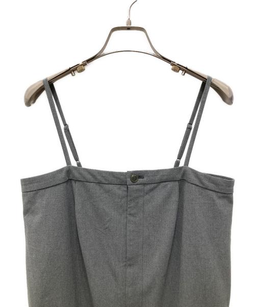 SLOBE IENA（スローブ イエナ）SLOBE IENA (スローブ イエナ) ツイルトロアイラインサロペ グレー サイズ:FREEの古着・服飾アイテム