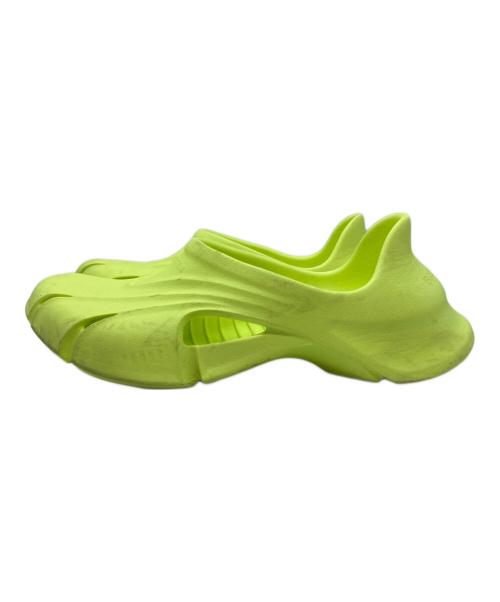 BALENCIAGA（バレンシアガ）BALENCIAGA (バレンシアガ) モールドクロースドラバーサンダル ライムイエロー サイズ:26.5の古着・服飾アイテム