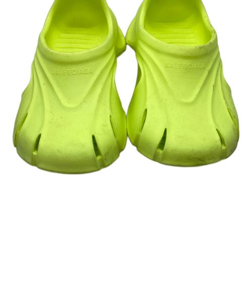 BALENCIAGA（バレンシアガ）BALENCIAGA (バレンシアガ) モールドクロースドラバーサンダル ライムイエロー サイズ:26.5の古着・服飾アイテム