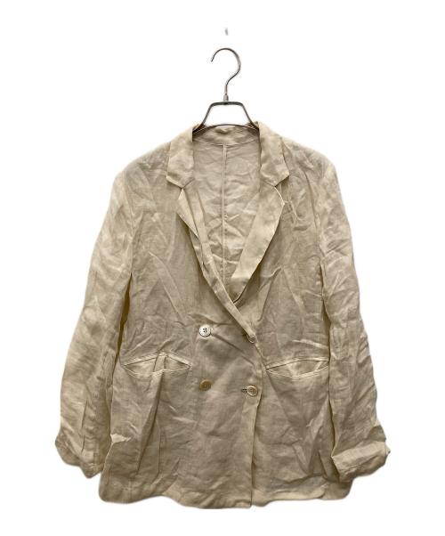 SLOBE IENA（スローブ イエナ）SLOBE IENA (スローブ イエナ) ラミージョーゼットジャケット ベージュ サイズ:不明（実寸をご確認ください）の古着・服飾アイテム