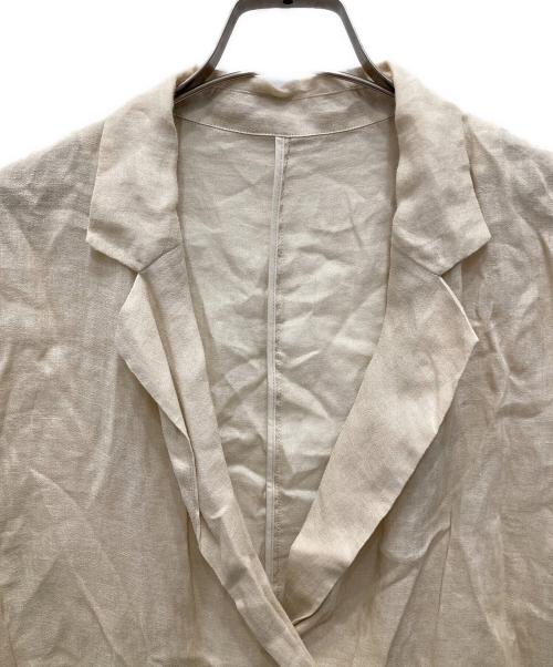 SLOBE IENA（スローブ イエナ）SLOBE IENA (スローブ イエナ) ラミージョーゼットジャケット ベージュ サイズ:不明（実寸をご確認ください）の古着・服飾アイテム