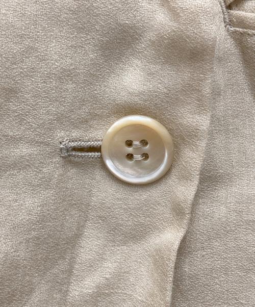 SLOBE IENA（スローブ イエナ）SLOBE IENA (スローブ イエナ) ラミージョーゼットジャケット ベージュ サイズ:不明（実寸をご確認ください）の古着・服飾アイテム