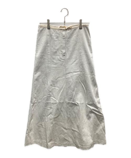 BASERANGE（ベースレンジ）BASERANGE (ベースレンジ) ARTHUR SKIRT グレー サイズ:XSの古着・服飾アイテム