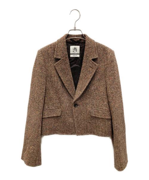 MACPHEE（マカフィー）MACPHEE (マカフィー) LIVING STONE ショートジャケット/リビング ストーン ジャケット ブラウン サイズ:36の古着・服飾アイテム